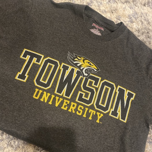 Towson University Tshirt Small Gray Jansport - Picture 6 of 7